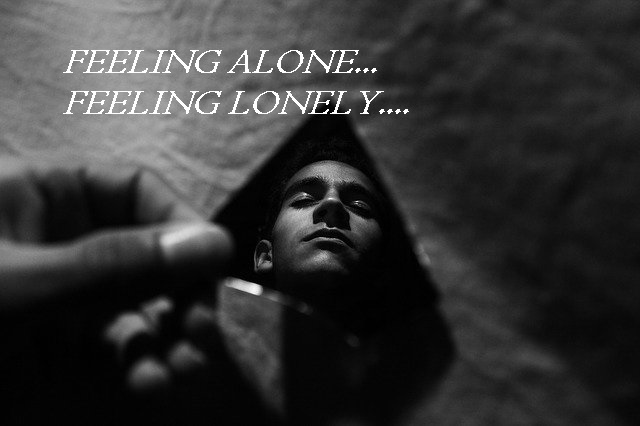 sad dp and feeling alone status