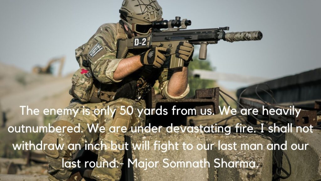 heart touching quote by soldier