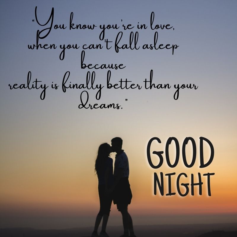 good night images with love quotes for her him
