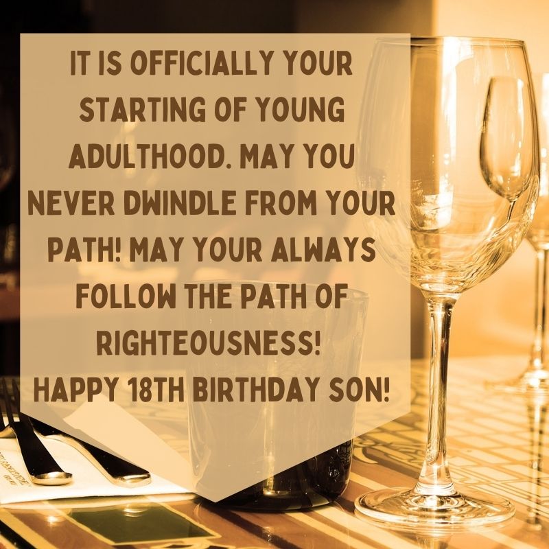 18 th birthday images with beautiful quote