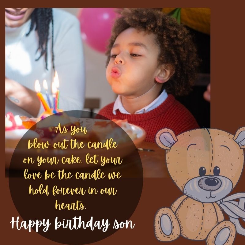 cute birthday wishes for son