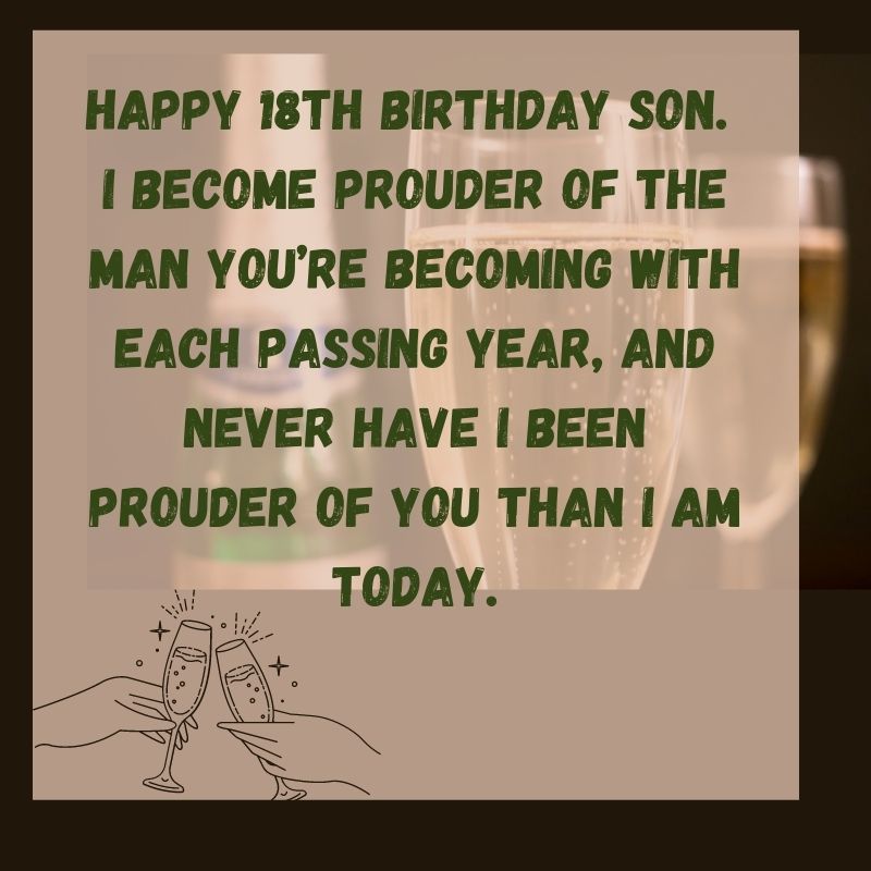 happy 18 th birthday son from parents