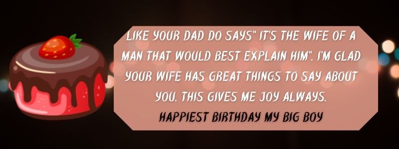 unique birthday wishes for married son