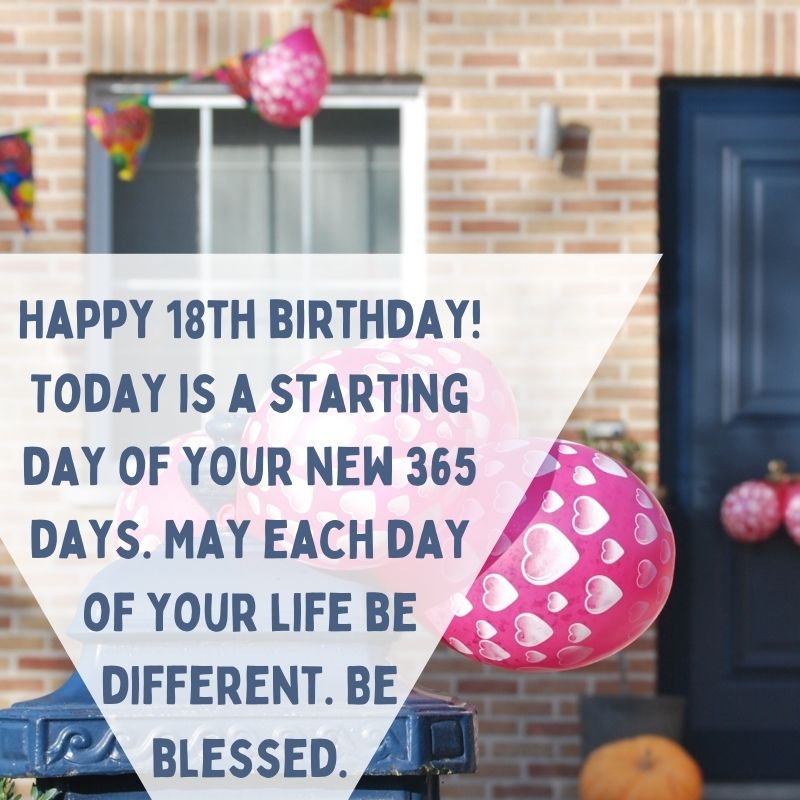 unique wishes for 18 birthday