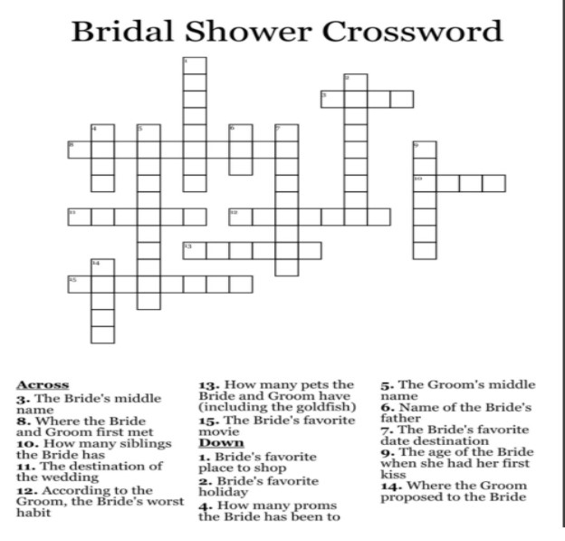 crossword puzzle game