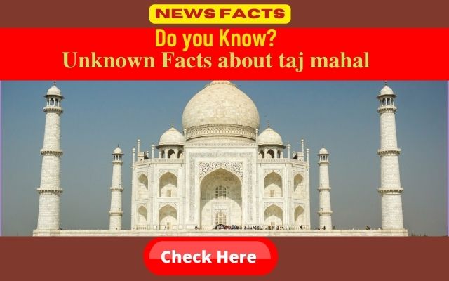 some facts about taj mahal