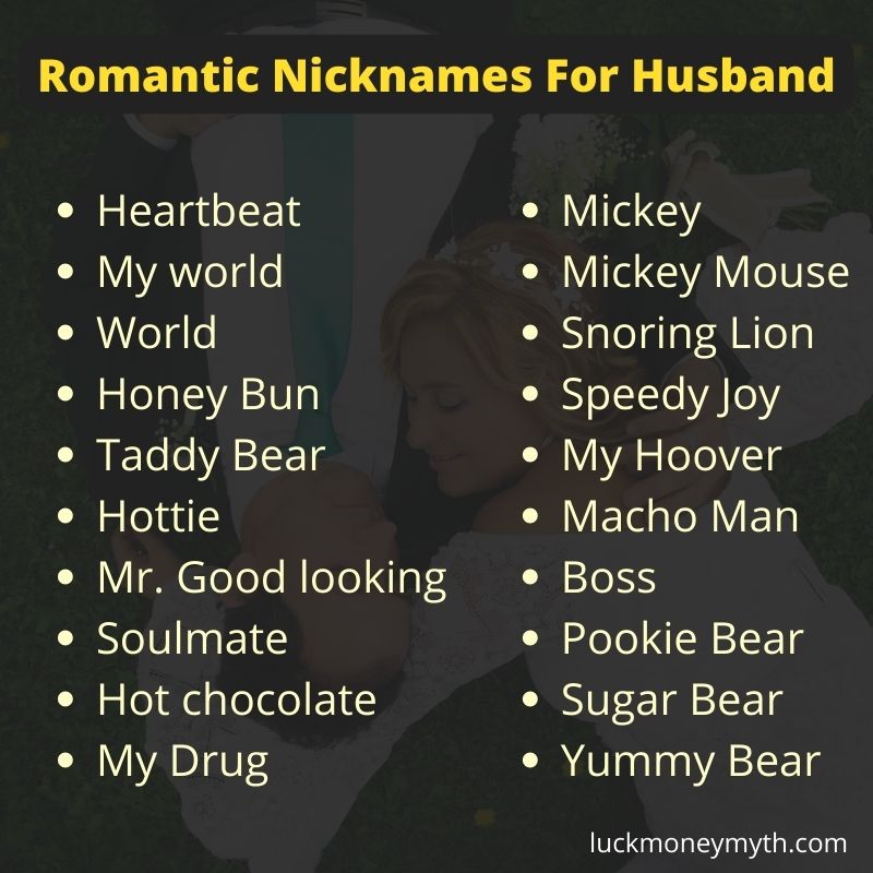 Which Lovely Name Can I Call My Husband