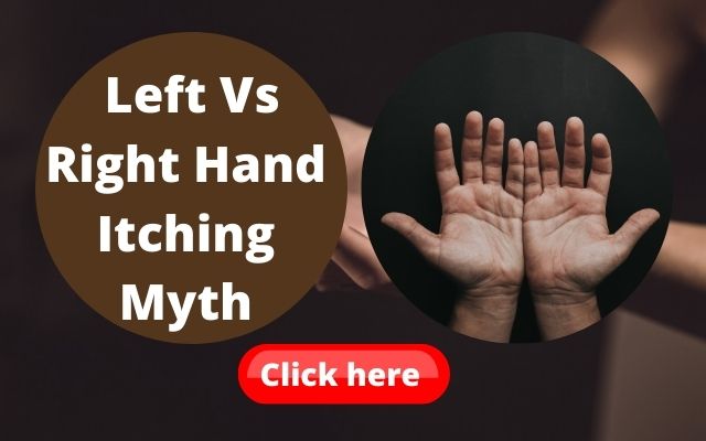 hand itching myth