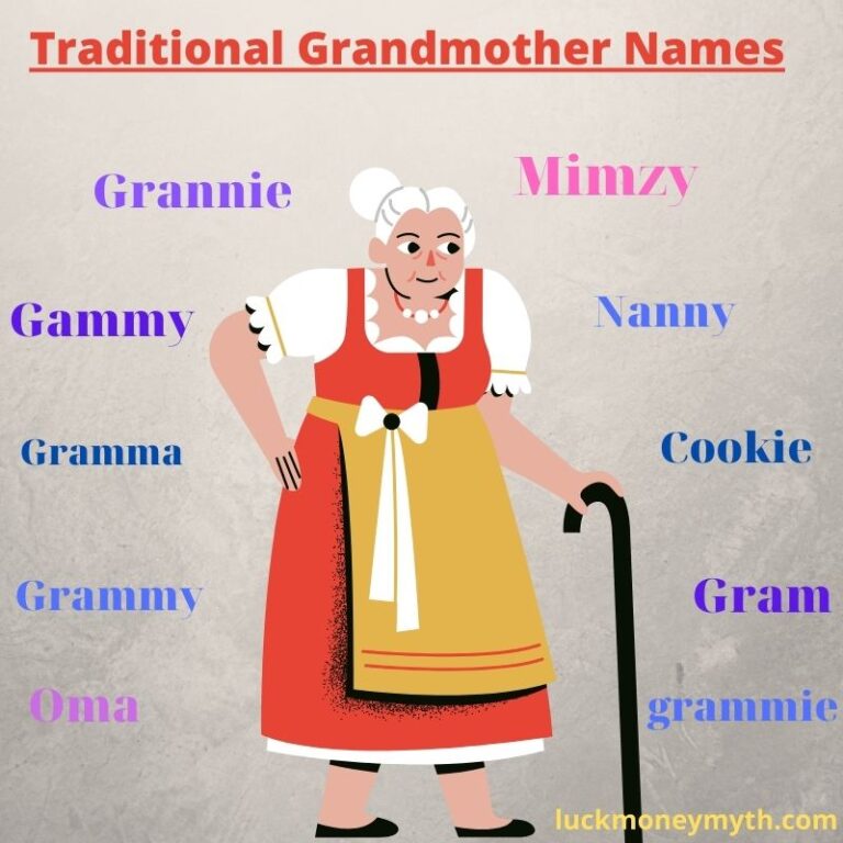 Unique Grandma Names 2024 Carlee Patricia   Traditional Grandma Nicknames 768x768 