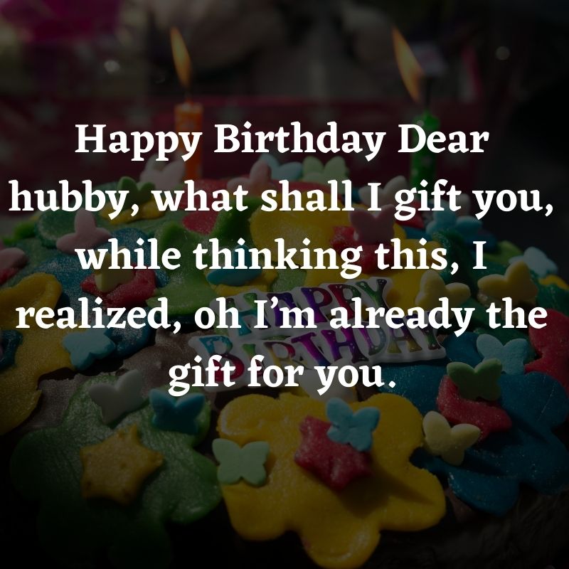 birthday message for husband