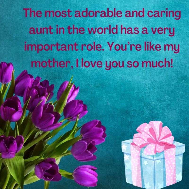 birthday wishes for amazing aunty
