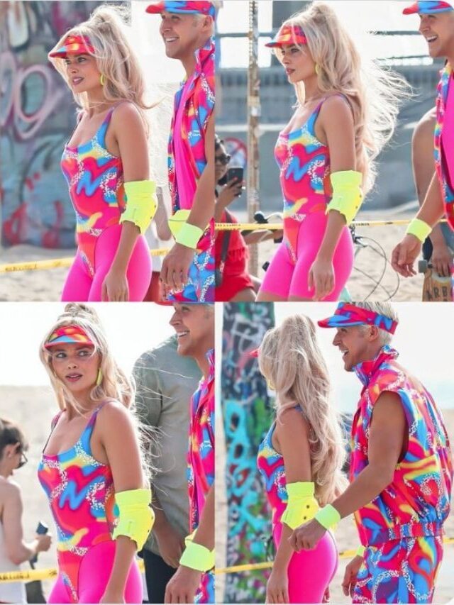 Barbie Star’s Exclusive Pictures Of Margot Robbie, Ryan Gosling Filming A Roller-Blading Scene Go Viral!