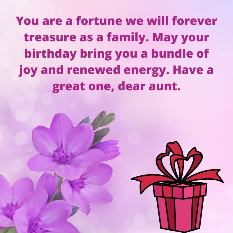 happy birthday wishes for aunt