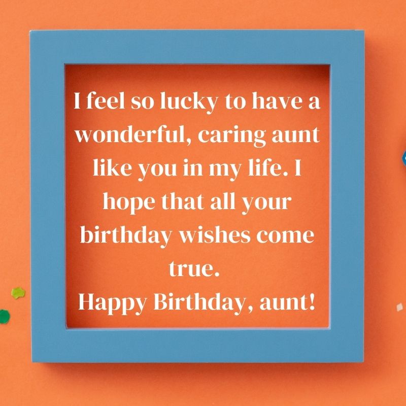 heart touching birthday wishes for auntie
