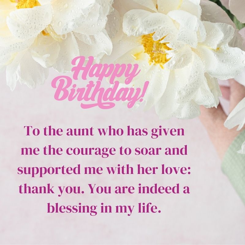 heartfelt birthday wishes for aunt