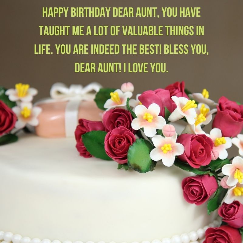 touching birthday wishes for aunt