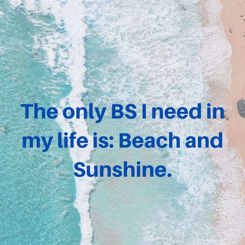 beach with friends quotes