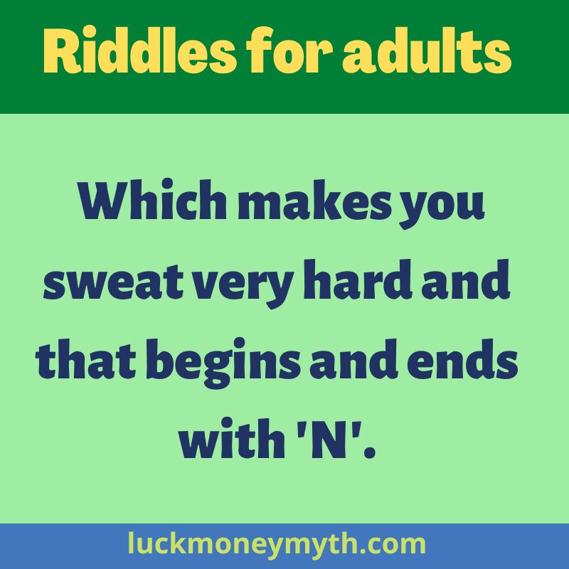 clever riddles for adults