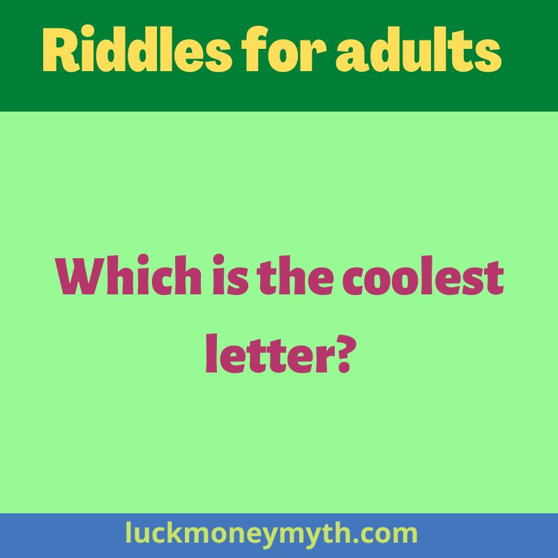 tricky riddles for adults
