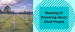 meaning of dreaming about dead people